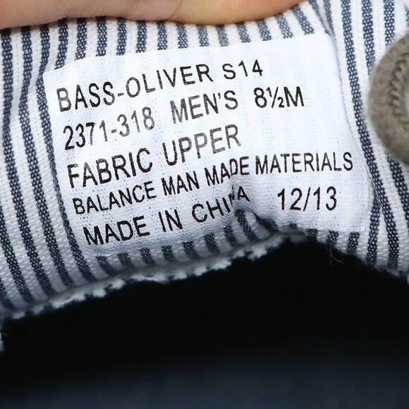 G.H. Bass & Co Canvas Deck Boat Shoes Moc Toe Loafers Preppy Yellow Green White - Picture 8 of 14